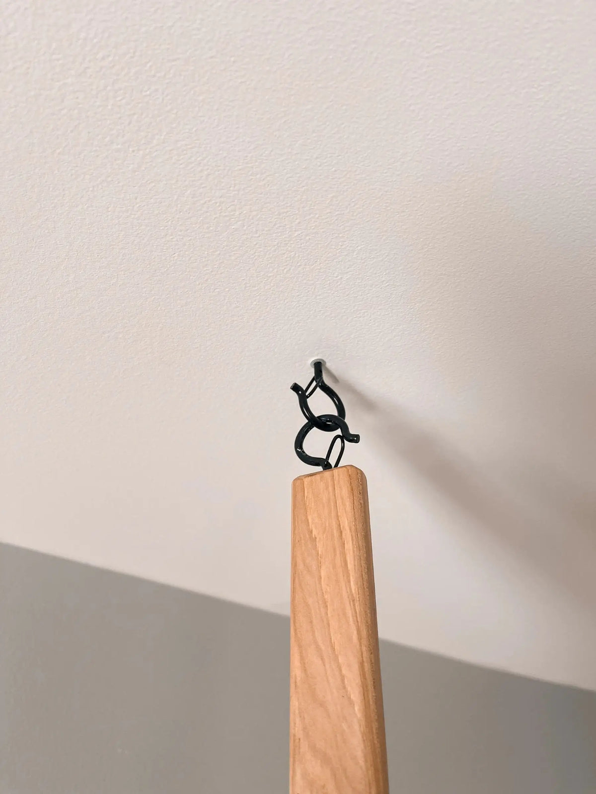 Hanging Filing Rack Ceiling Ceiling Mounted Clothes Rack – Oak Hanging Organizer for Closet