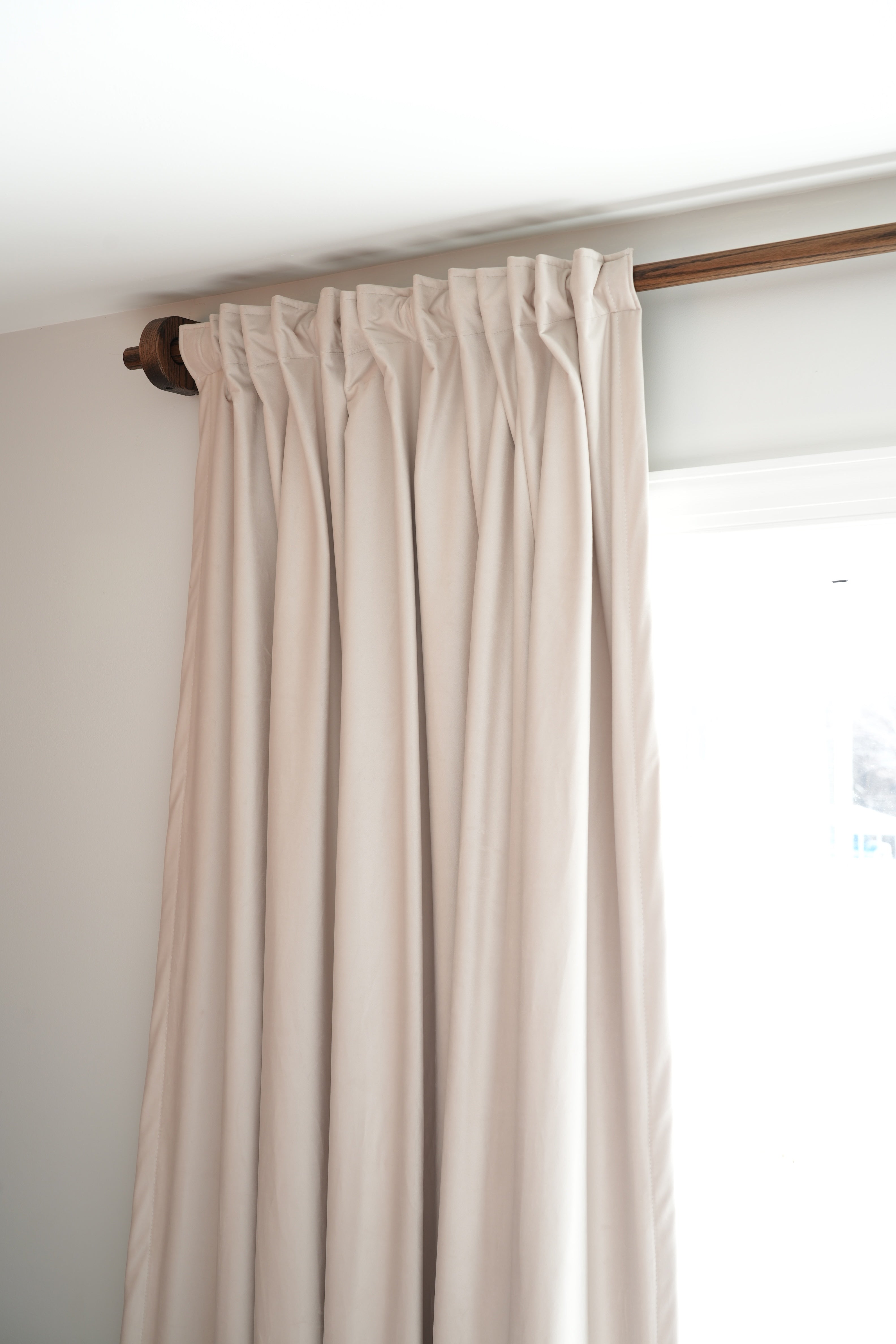 Wooden Curtain Rods – Extra Long, Heavy Duty Drapery Poles