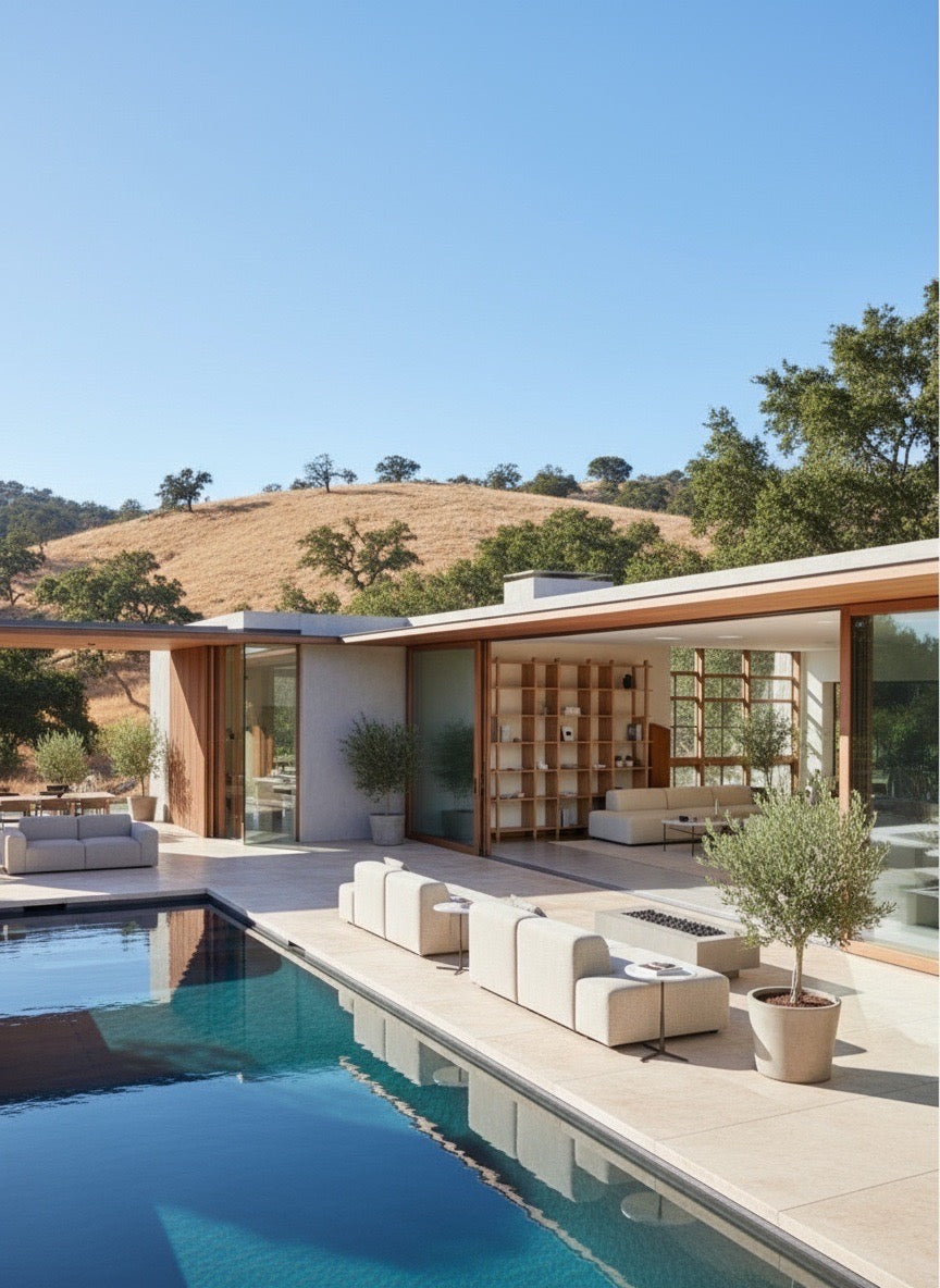 Solid Oak Modular Bookshelf – Modern Wooden Storage Shelf for Living Room